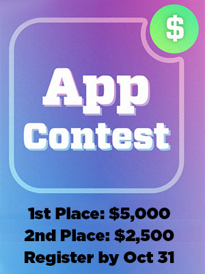 Reward: $5K for Best App!