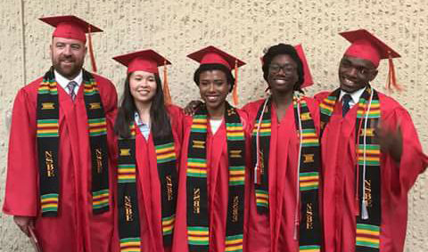 UNM National Society of Black Engineers members group photo